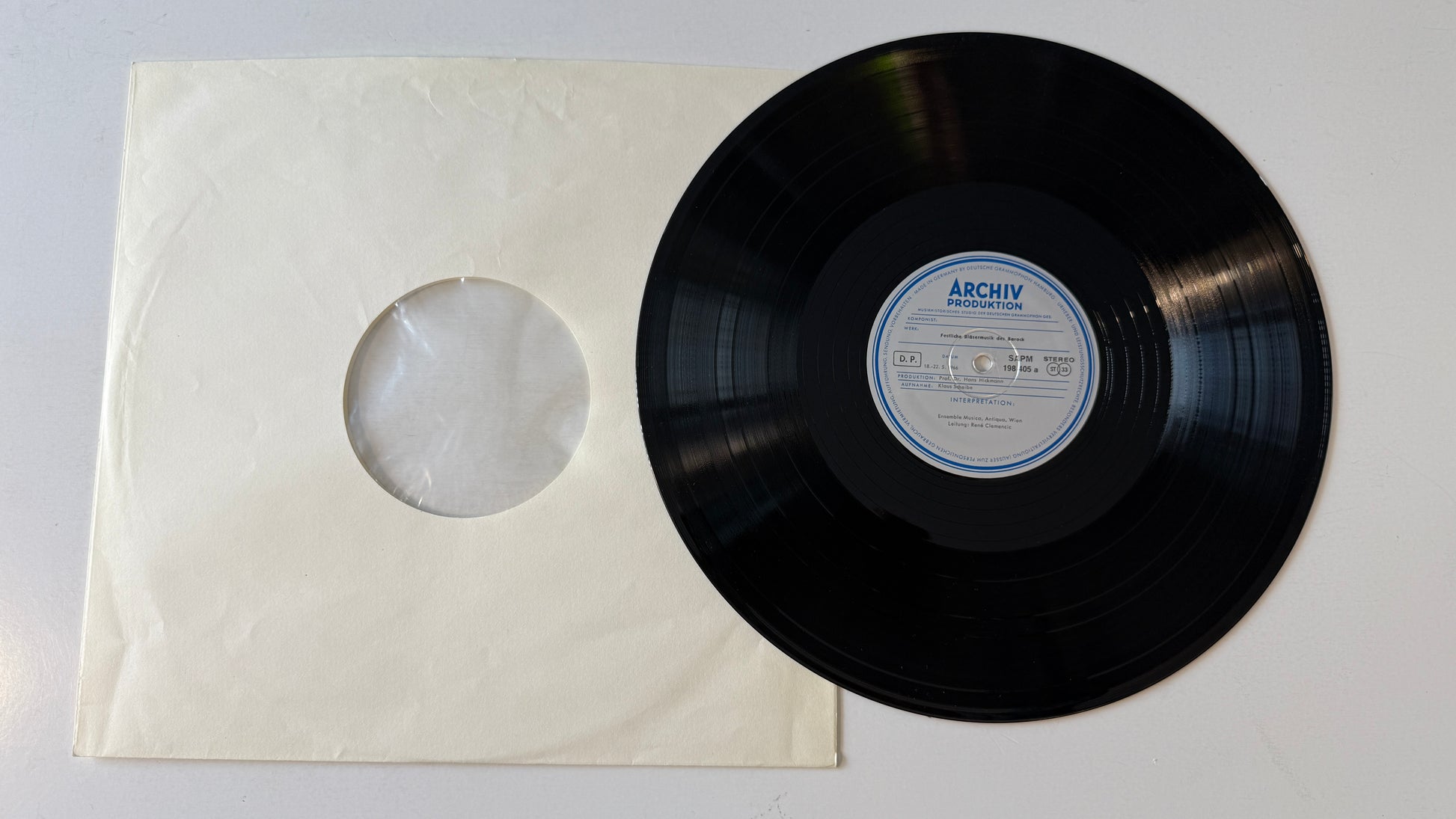 Musica Antiqua Wien Festliche Bläsermusik Des Barock Used Vinyl LP VG+\VG