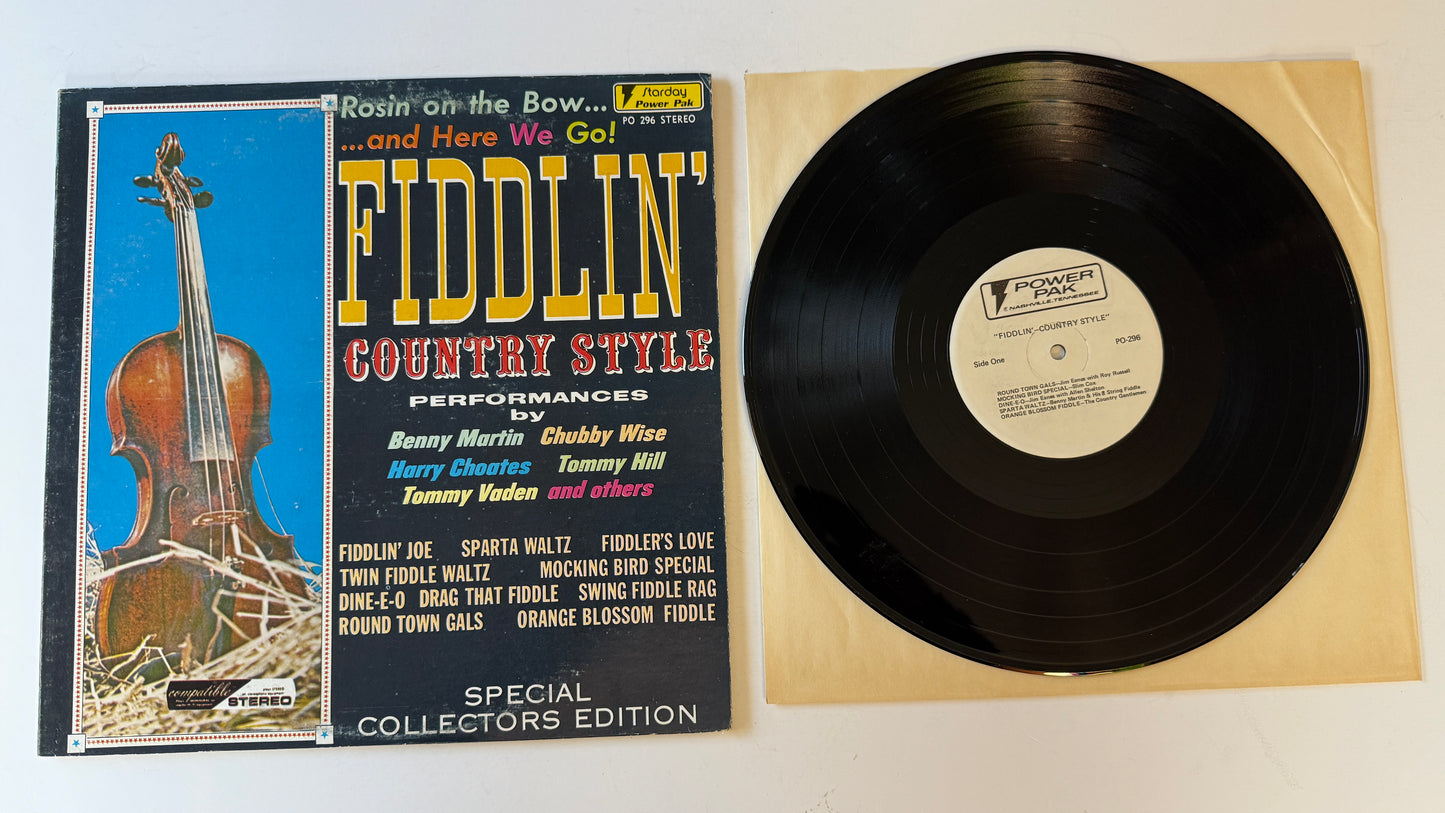 Various Fiddlin' - Country Style Used Vinyl LP VG+\VG