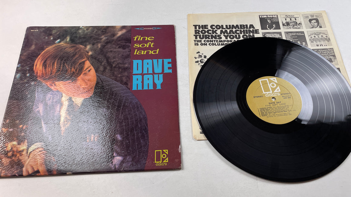 Dave Ray Fine Soft Land Used Vinyl LP VG+\VG+