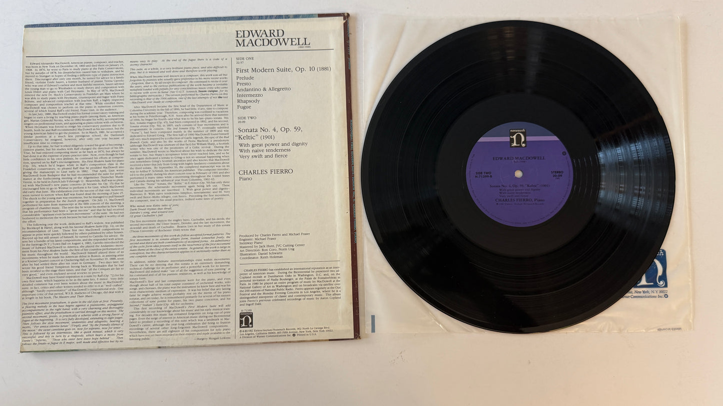 Edward MacDowell First Modern Suite / Sonata No. 4 Used Vinyl LP VG+\VG+