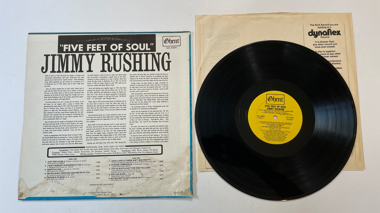 Jimmy Rushing Five Feet Of Soul Used Vinyl LP G+\G+