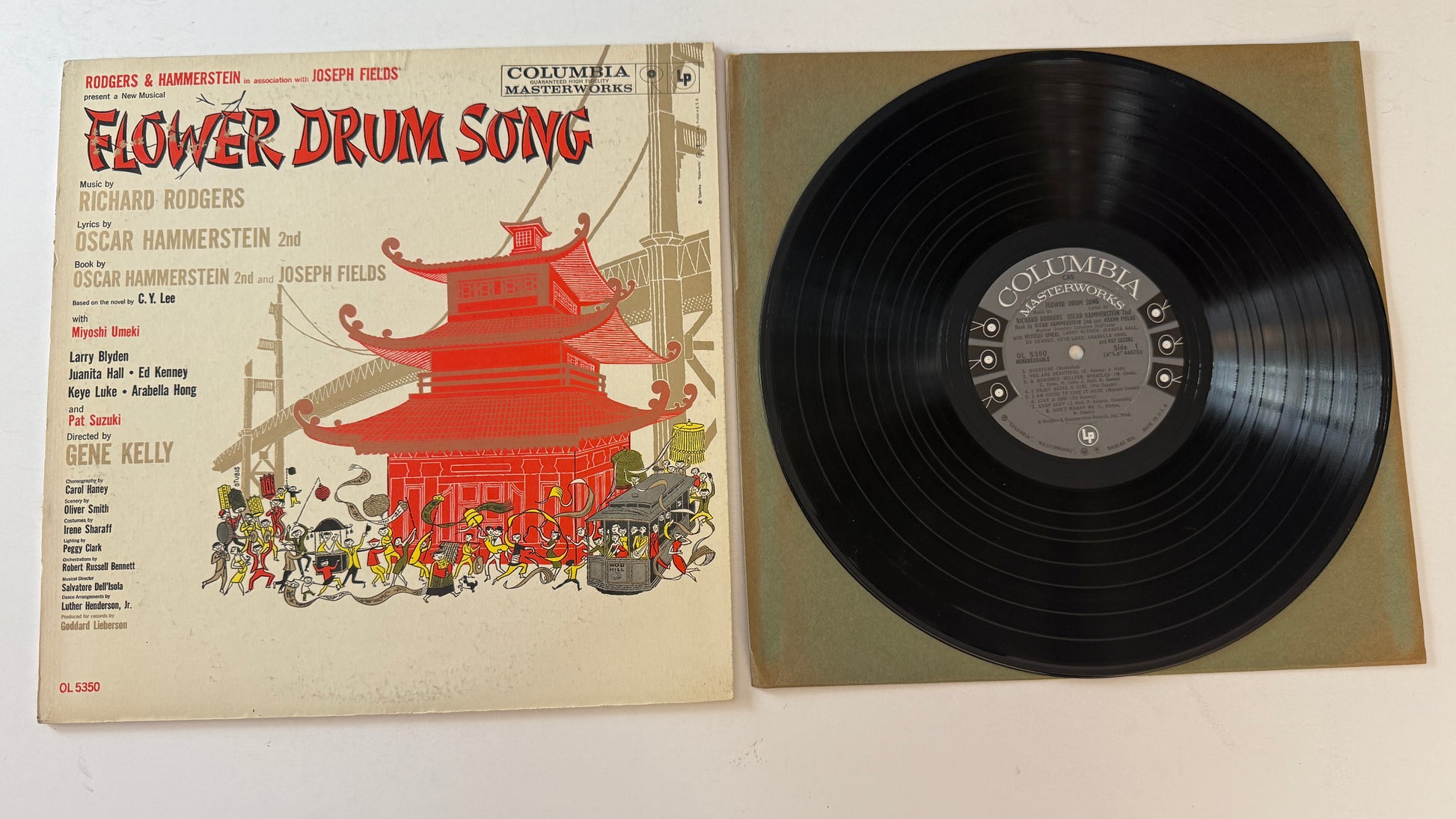 Rodgers & Hammerstein Flower Drum Song Used Vinyl LP VG+\VG