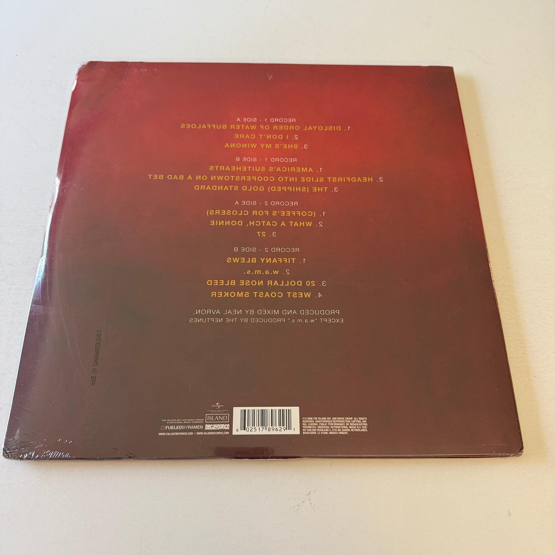 Fall Out Boy Folie À Deux Used Vinyl 2LP M\VG+
