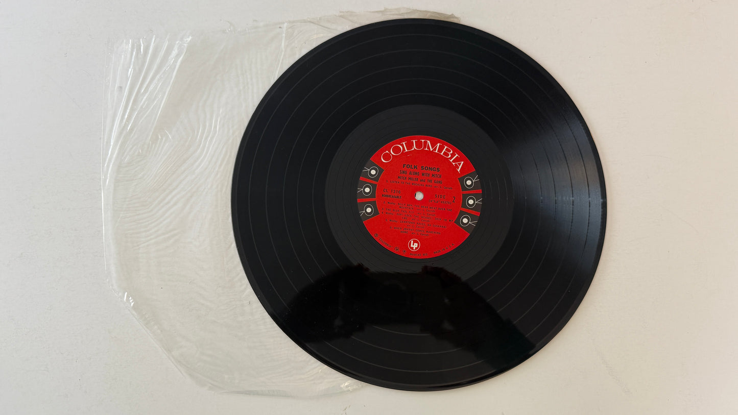 Mitch Miller And The Gang Folk Songs Sing Along With Mitch Used Vinyl LP VG+\VG+