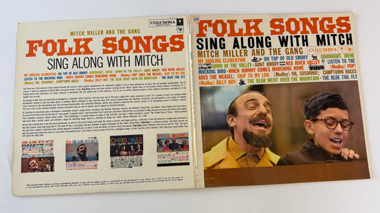 Mitch Miller And The Gang Folk Songs Sing Along With Mitch Used Vinyl LP VG+\VG+