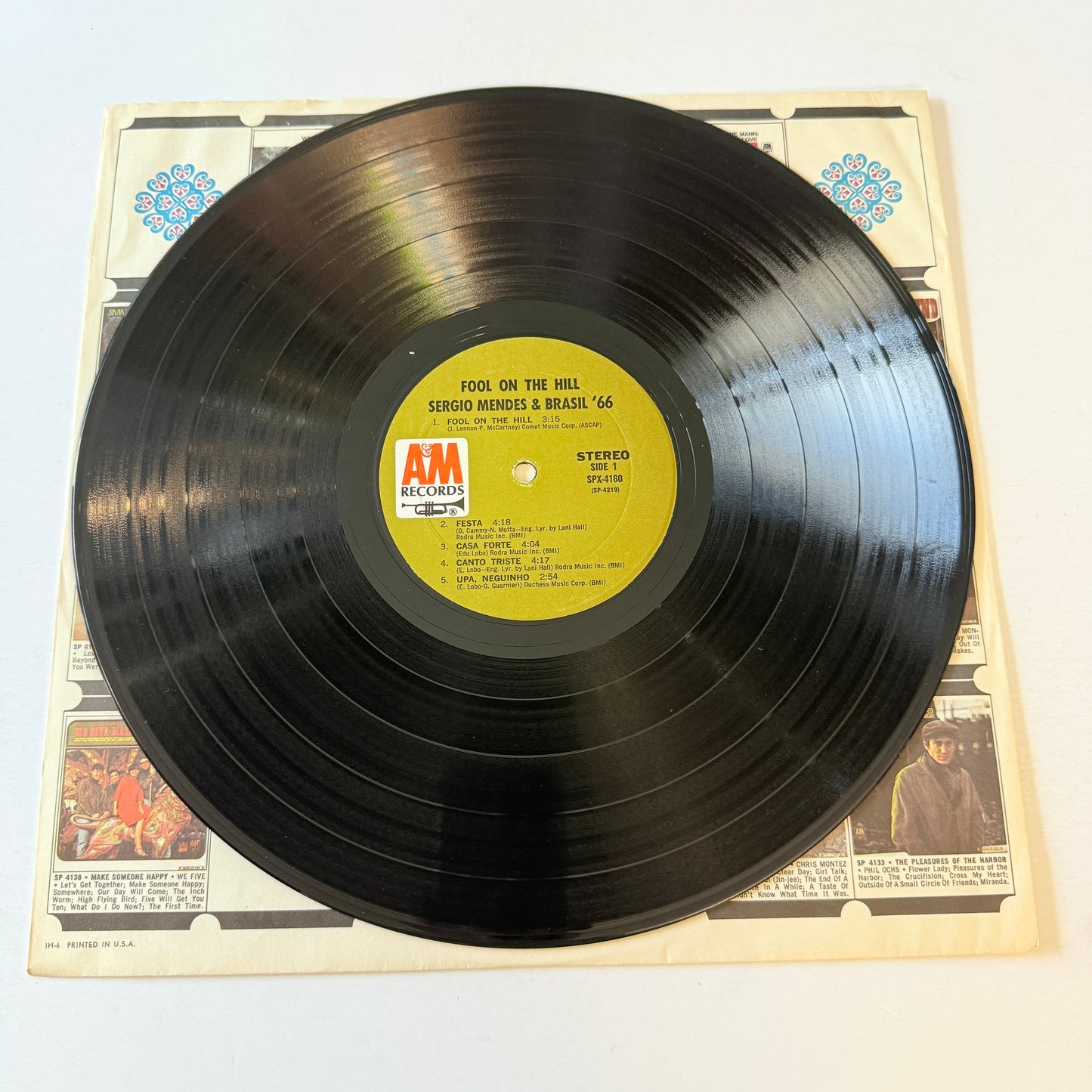 Sérgio Mendes & Brasil '66 Fool On The Hill Used Vinyl LP VG+\VG