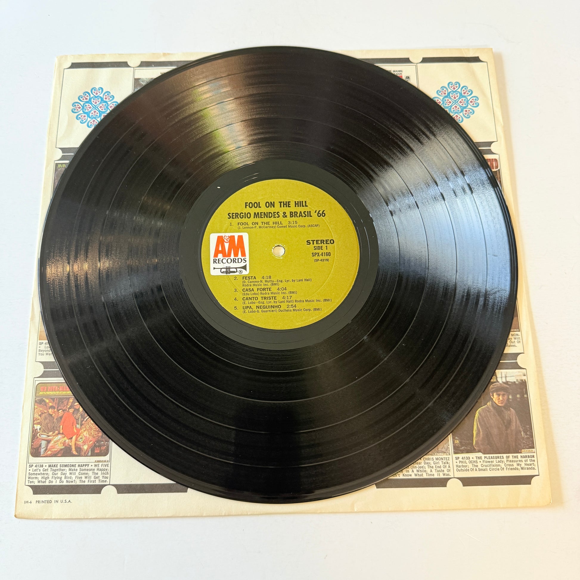 Sérgio Mendes & Brasil '66 Fool On The Hill Used Vinyl LP VG+\VG