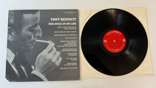 Tony Bennett For Once In My Life Used Vinyl LP VG+\VG