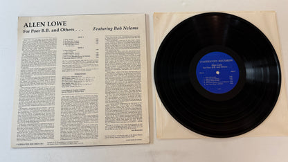 Allen Lowe For Poor B.B. and Others ... Used Vinyl LP VG+\VG