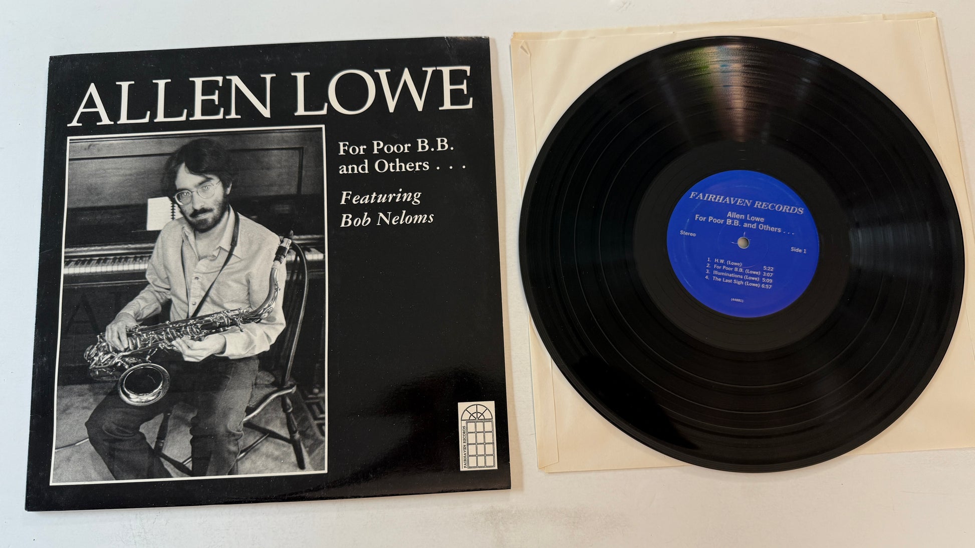 Allen Lowe For Poor B.B. and Others ... Used Vinyl LP VG+\VG