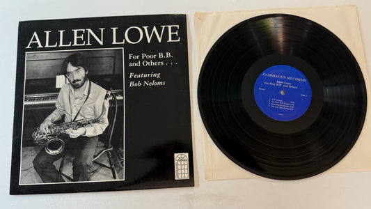 Allen Lowe For Poor B.B. and Others ... Used Vinyl LP VG+\VG