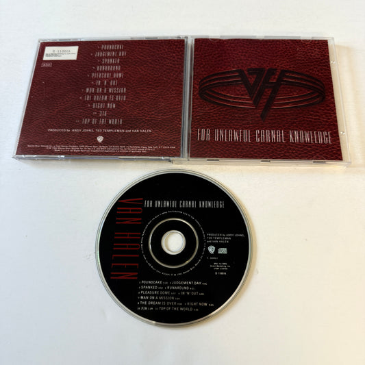 Van Halen For Unlawful Carnal Knowledge Used CD VG+\VG+