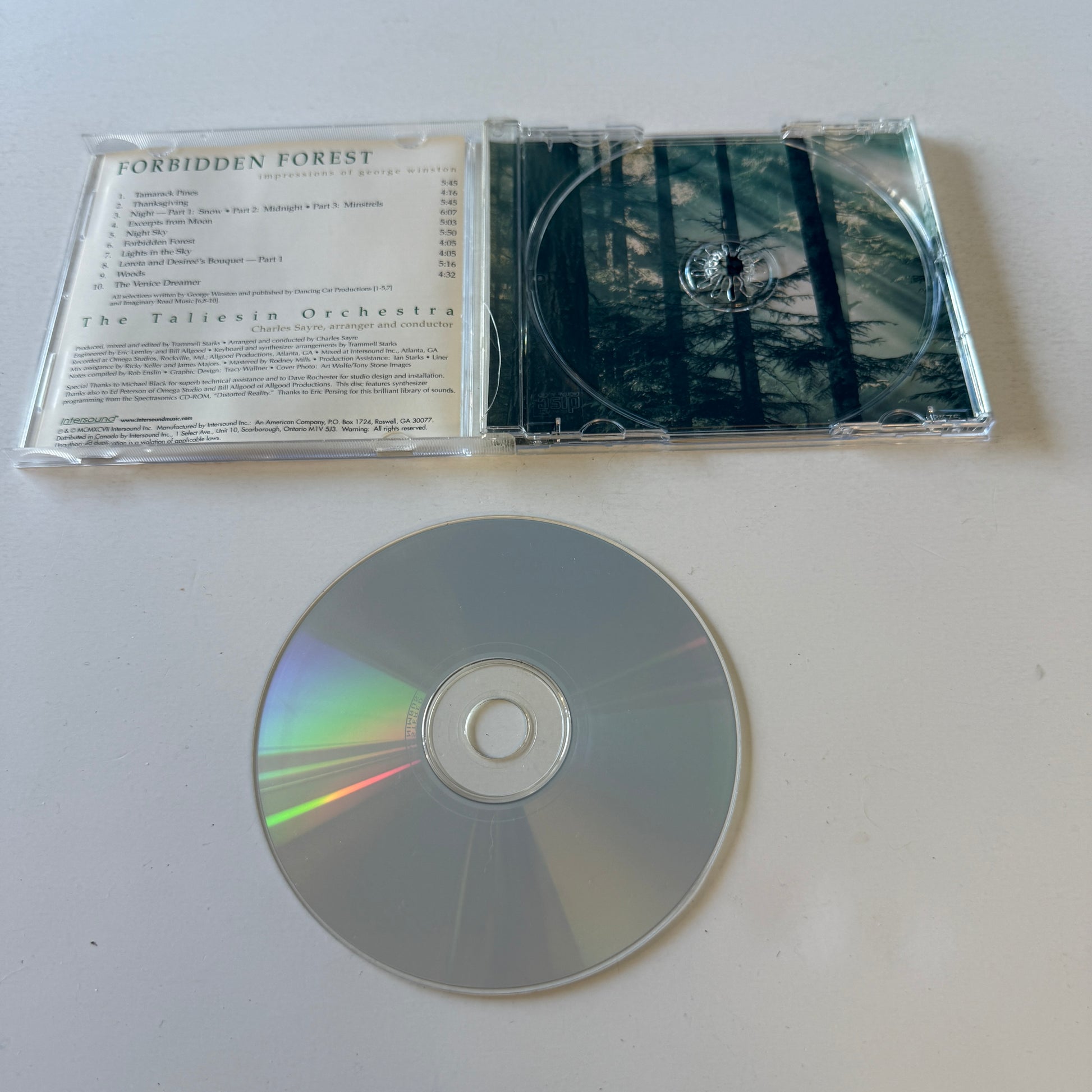 The Taliesin Orchestra Forbidden Forest (Impressions Of George Winston) Used CD VG+\VG+