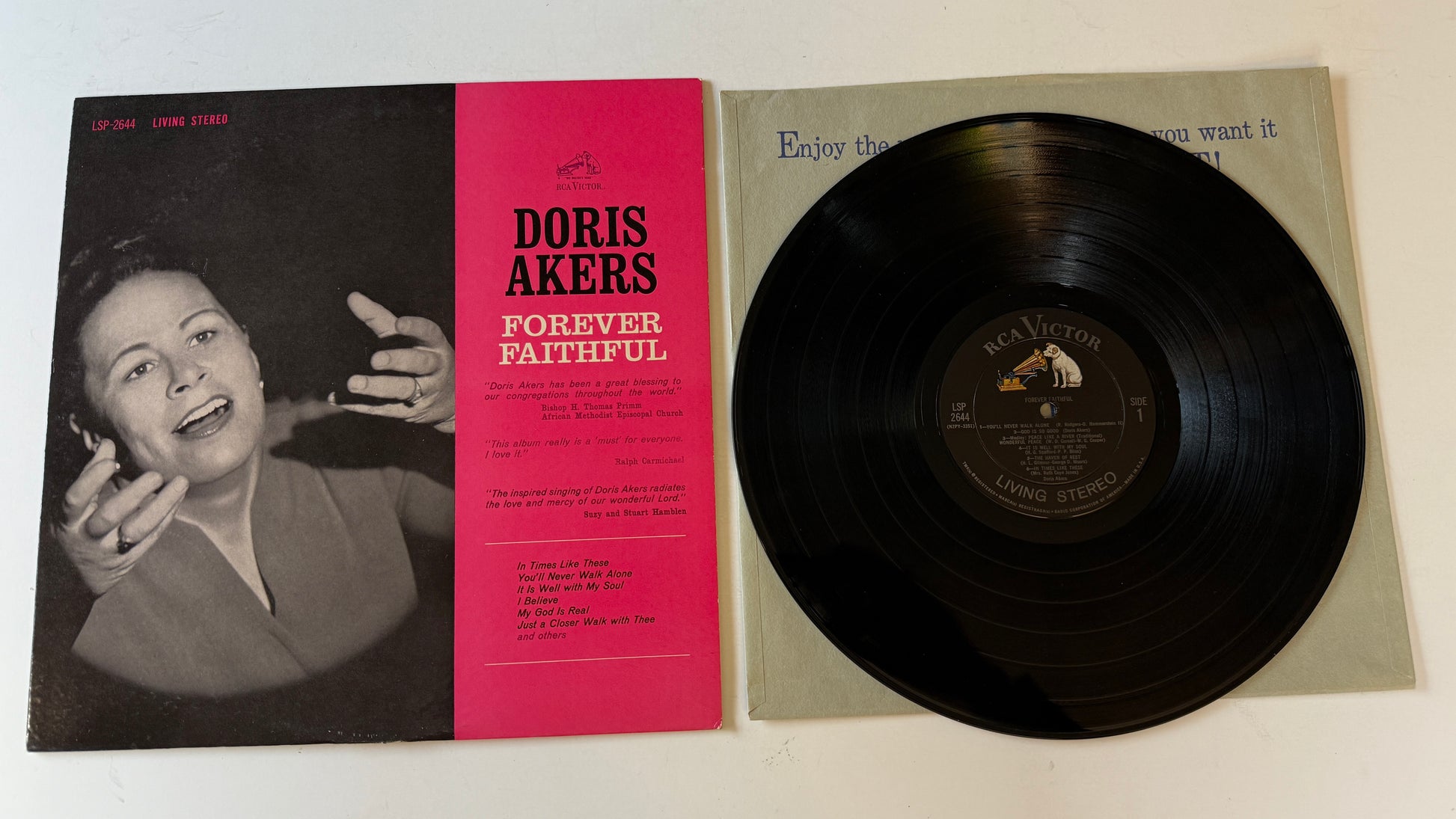 Doris Akers Forever Faithful Used Vinyl LP VG+\VG+