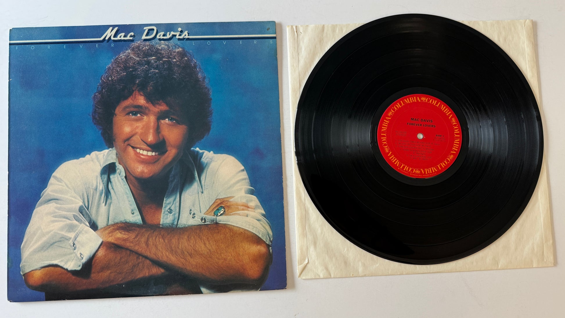 Mac Davis Forever Lovers Used Vinyl LP VG+\VG
