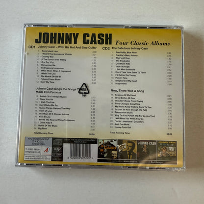 Johnny Cash Four Classic Albums New Sealed 2CD M\VG