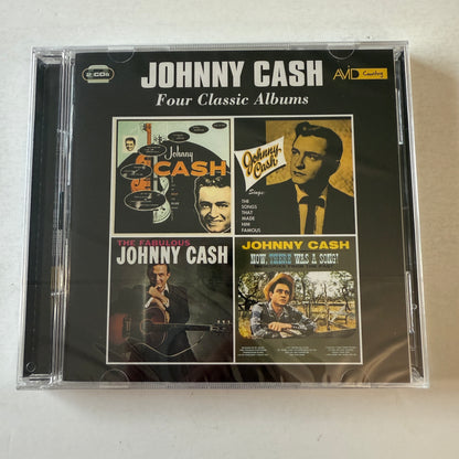 Johnny Cash Four Classic Albums New Sealed 2CD M\VG