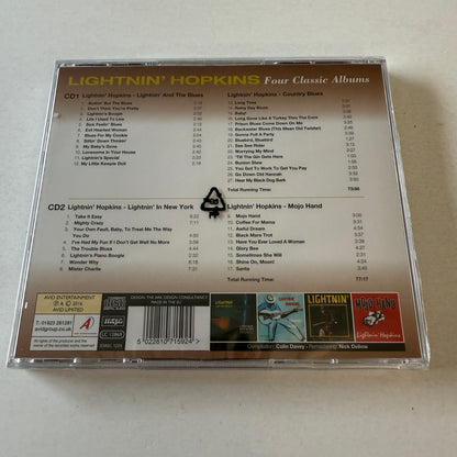 Lightnin' Hopkins Four Classic Albums New Sealed 2CD M\M