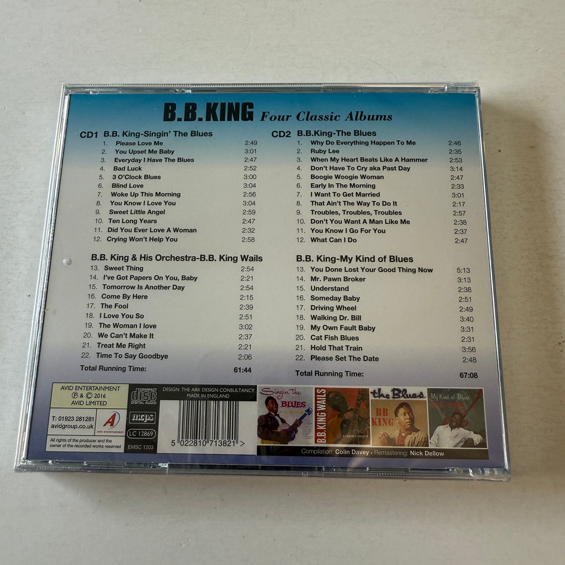 B.B. King Four Classic Albums New Sealed 2CD M\M