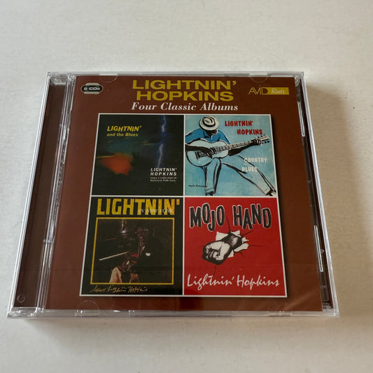 Lightnin' Hopkins Four Classic Albums New Sealed 2CD M\M