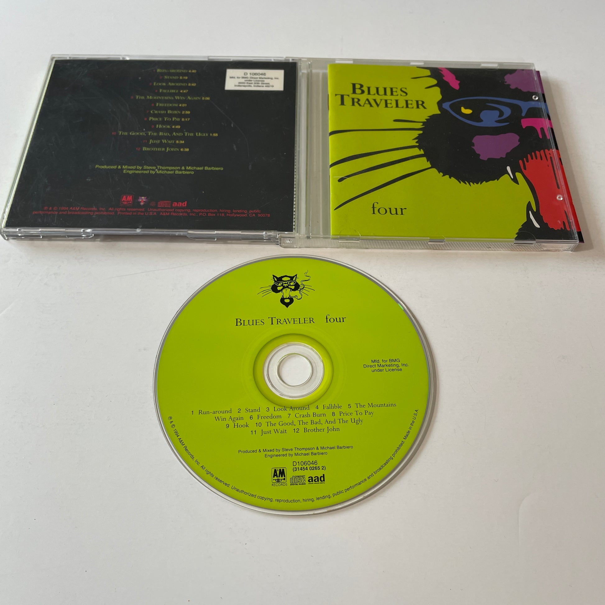 Blues Traveler Four Used CD VG+\VG+