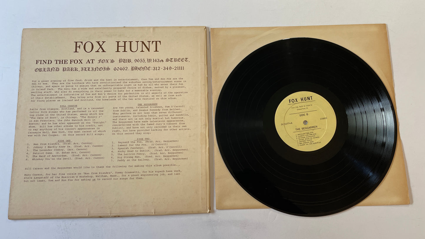 Bill Carson Fox Hunt Used Vinyl LP VG+\VG+