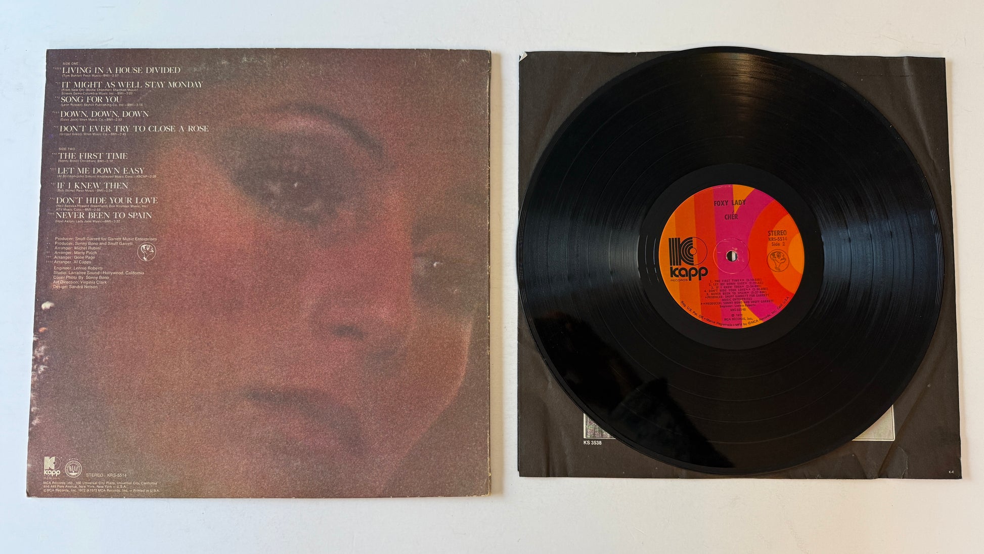 Cher Foxy Lady Used Vinyl LP VG\VG