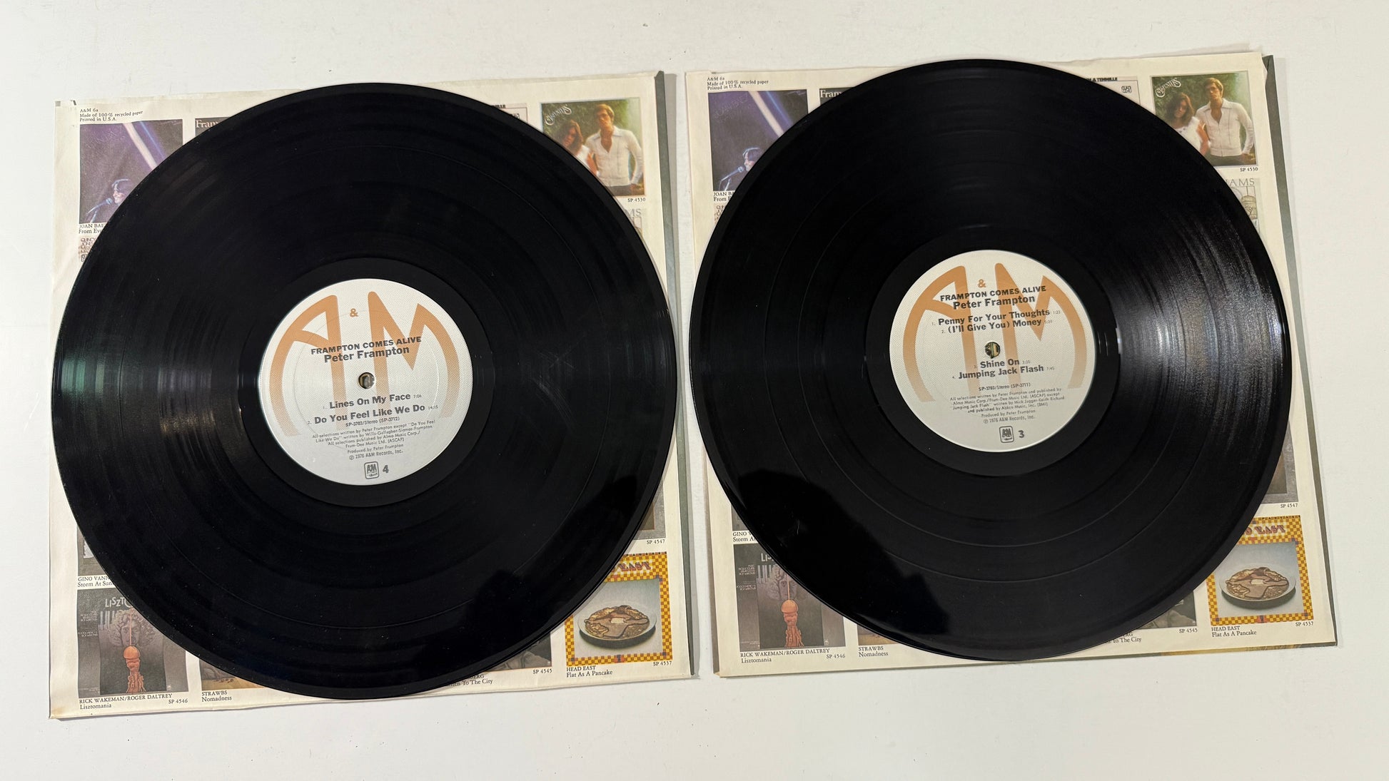 Peter Frampton Frampton Comes Alive! Used Vinyl 2LP VG+\VG