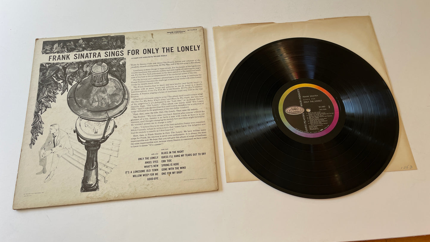 Frank Sinatra Frank Sinatra Sings For Only The Lonely Used Vinyl LP VG+\VG