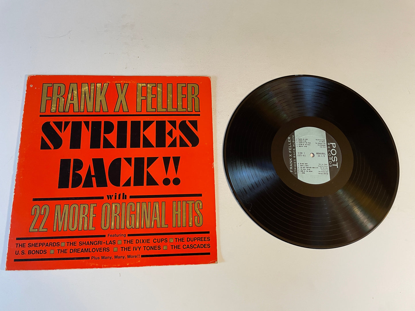 Frank X Feller Strikes Back!! Used Vinyl LP VG+\G+ Black