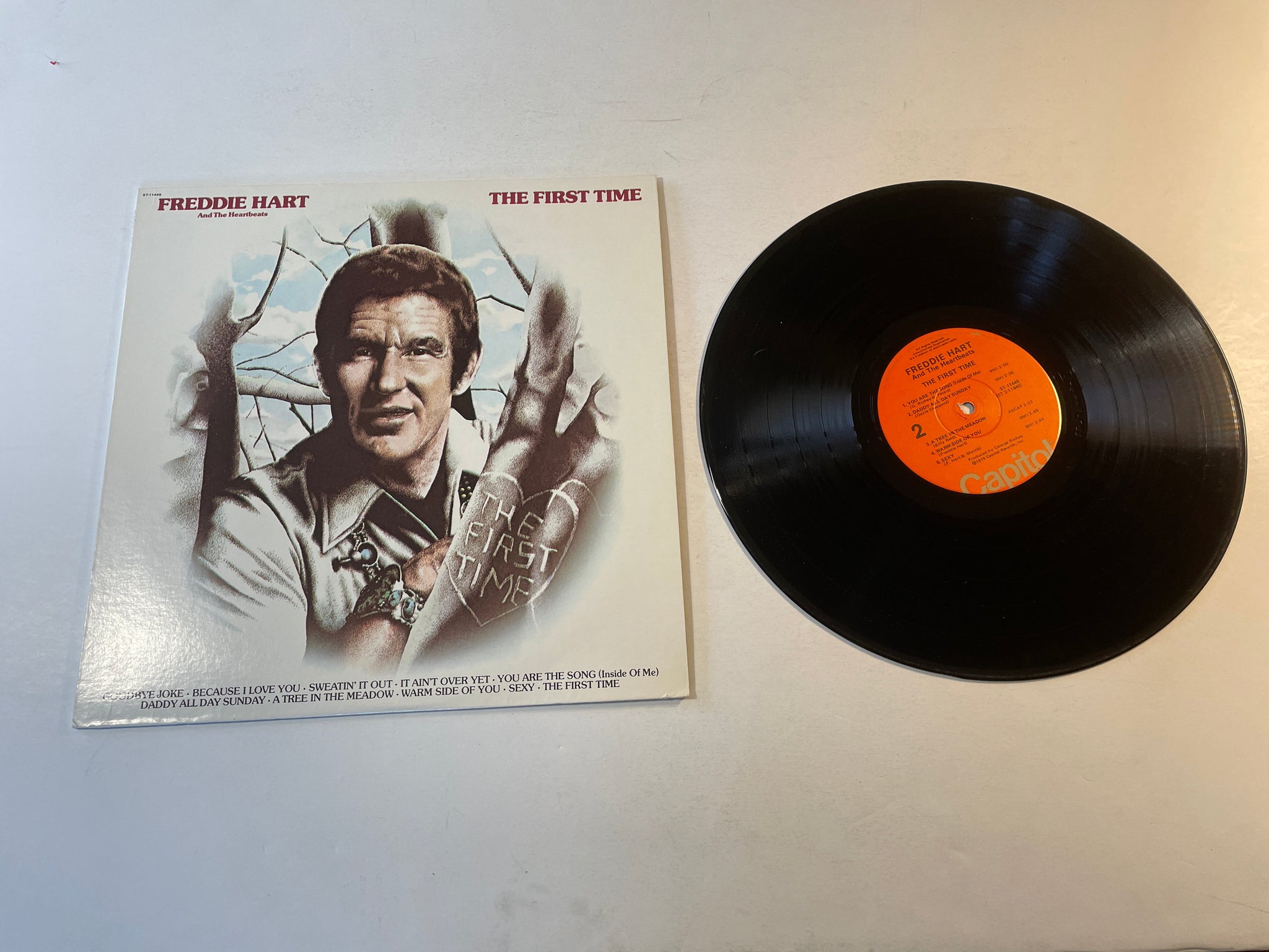 Freddie Hart And The Heartbeats The First Time Used Vinyl LP VG+//VG+ picture