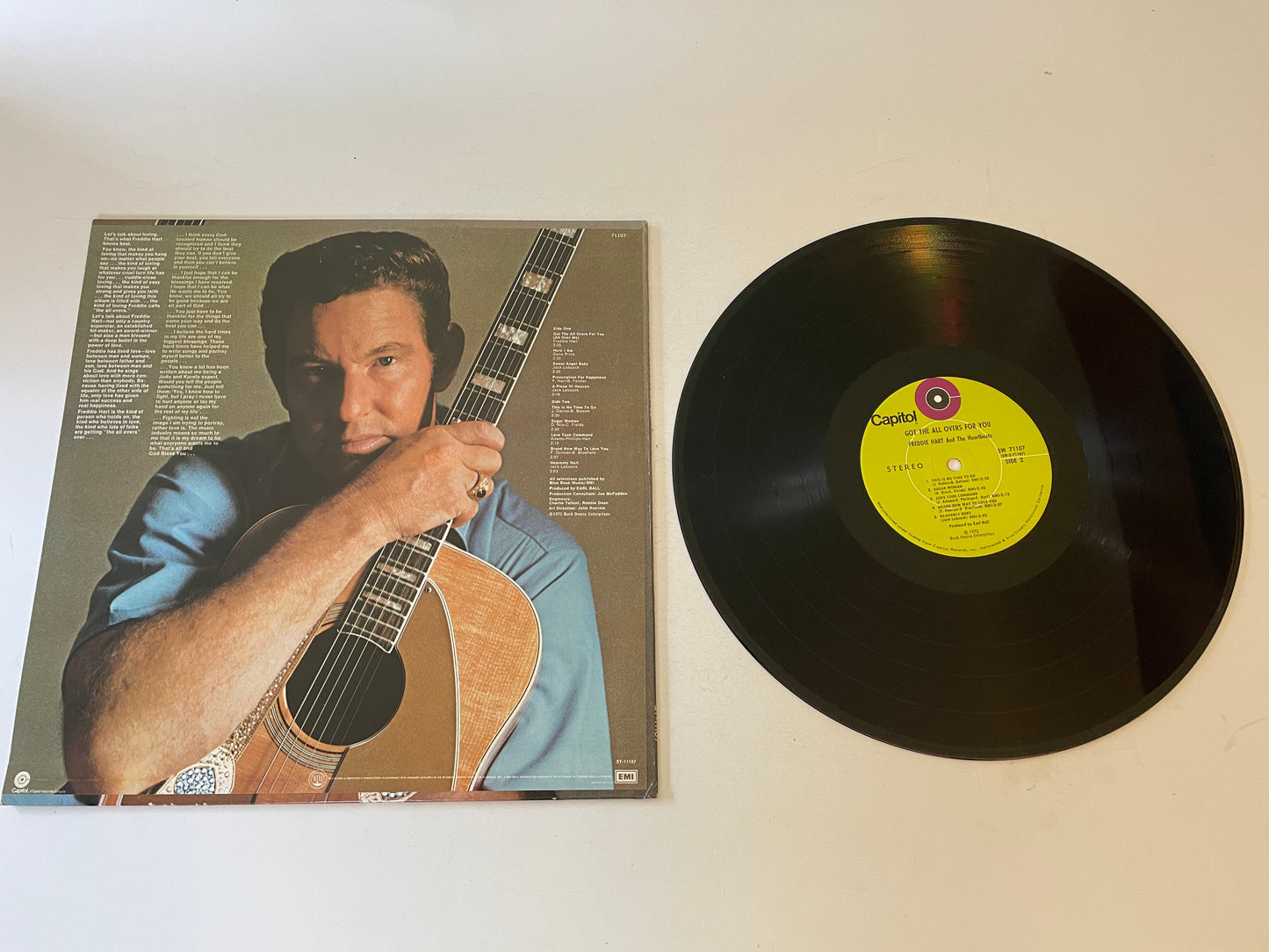 Freddie Hart Got The All Overs For You Used Vinyl LP VG+\VG