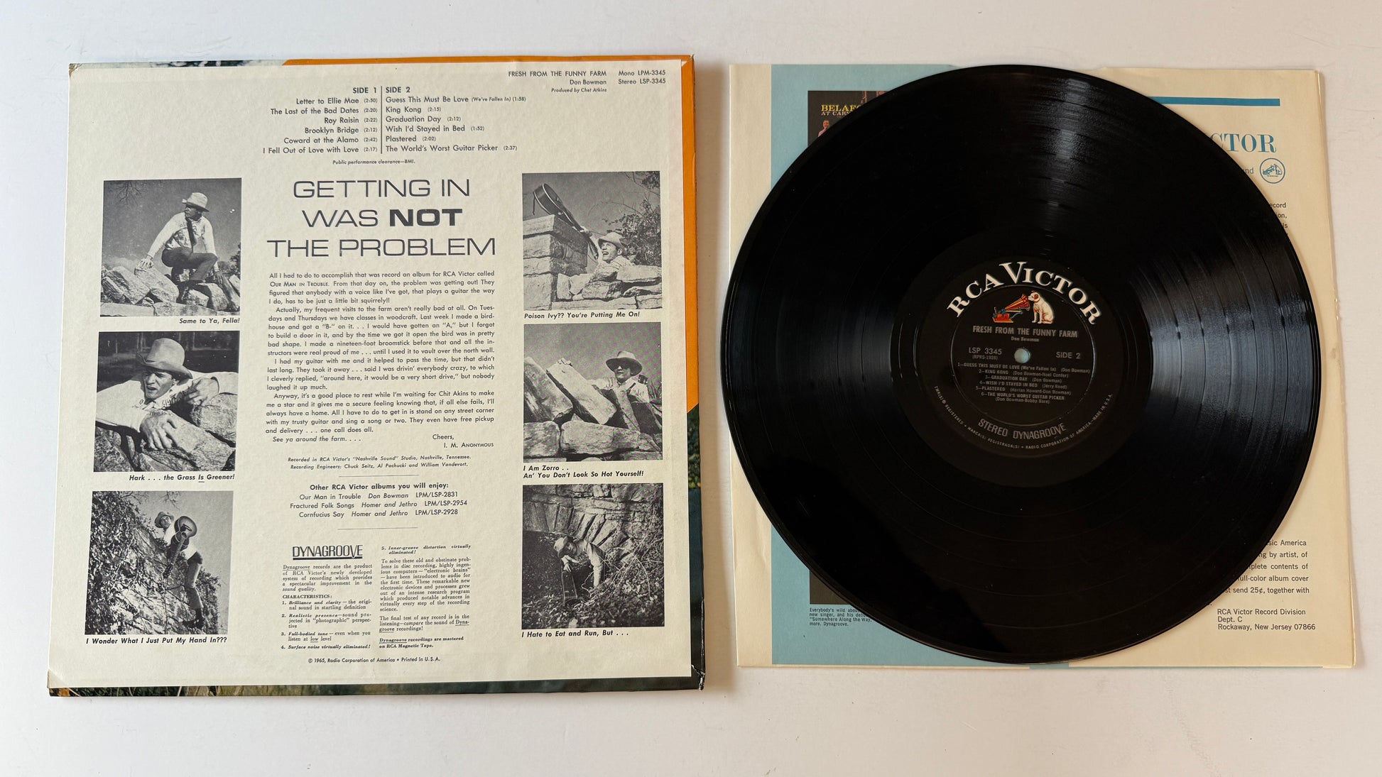 Don Bowman Fresh From The Funny Farm Used Vinyl LP VG\VG+
