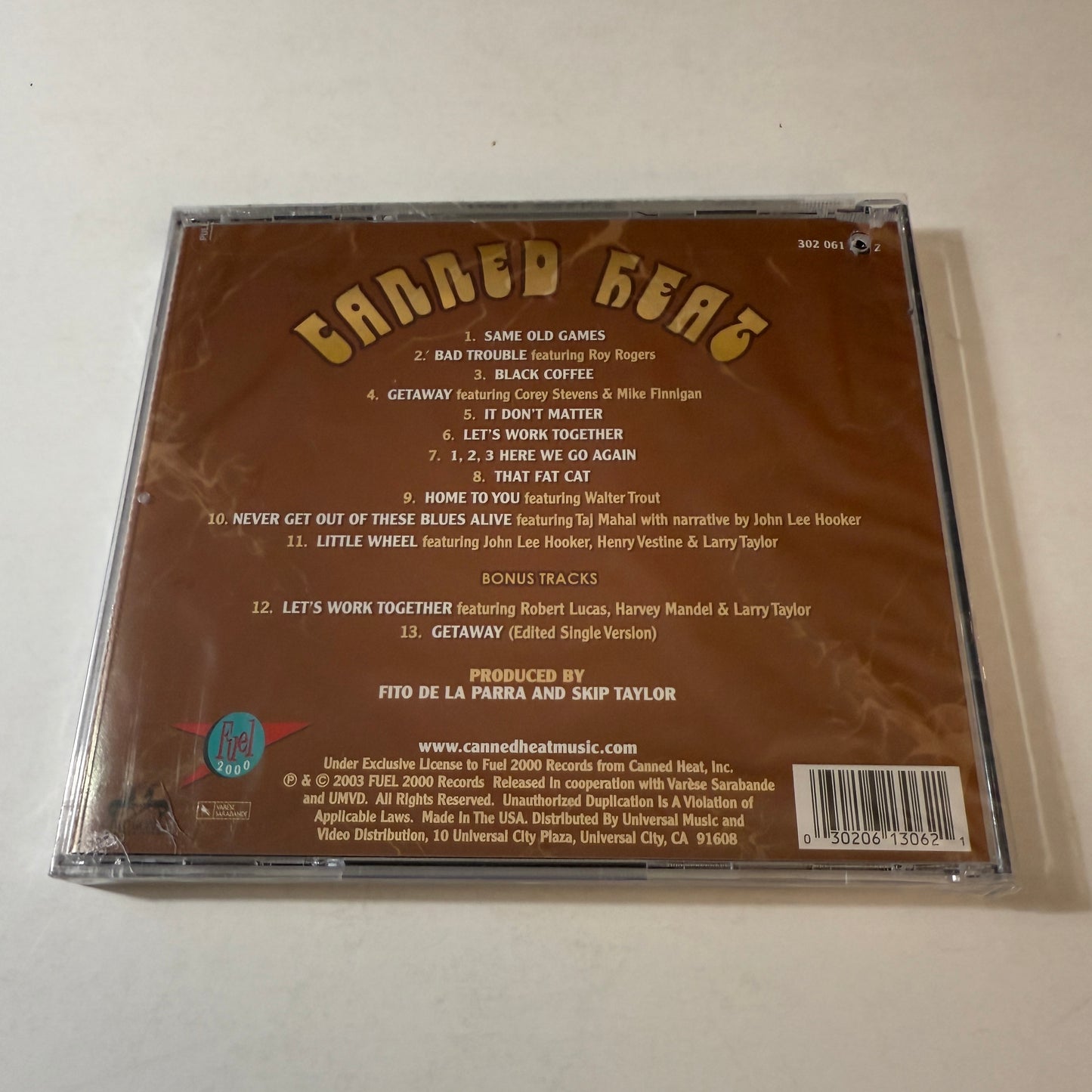 Canned Heat Friends In The Can New Sealed CD M\VG+