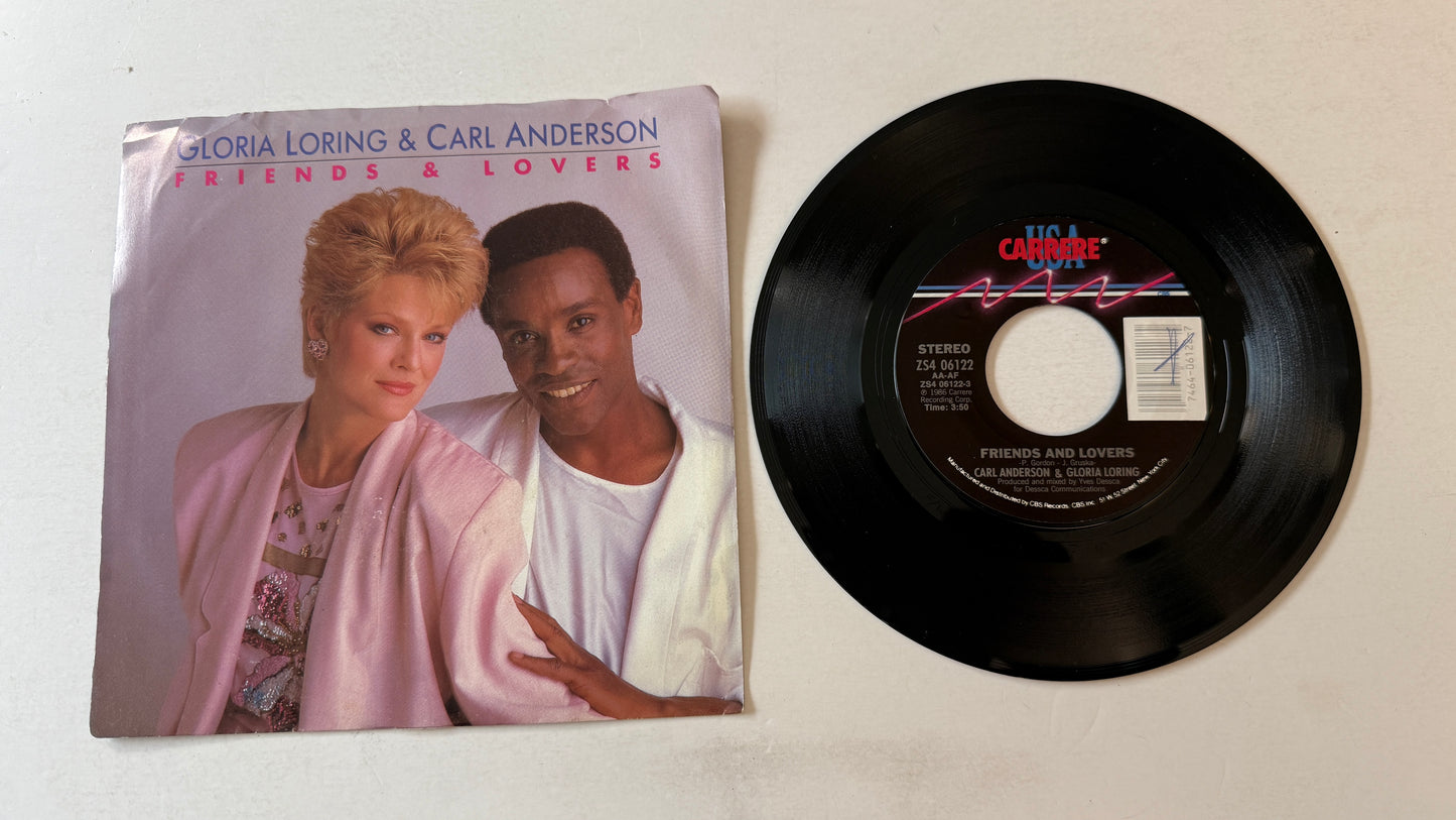 Gloria Loring Friends & Lovers Used 45 RPM 7" Vinyl VG+\