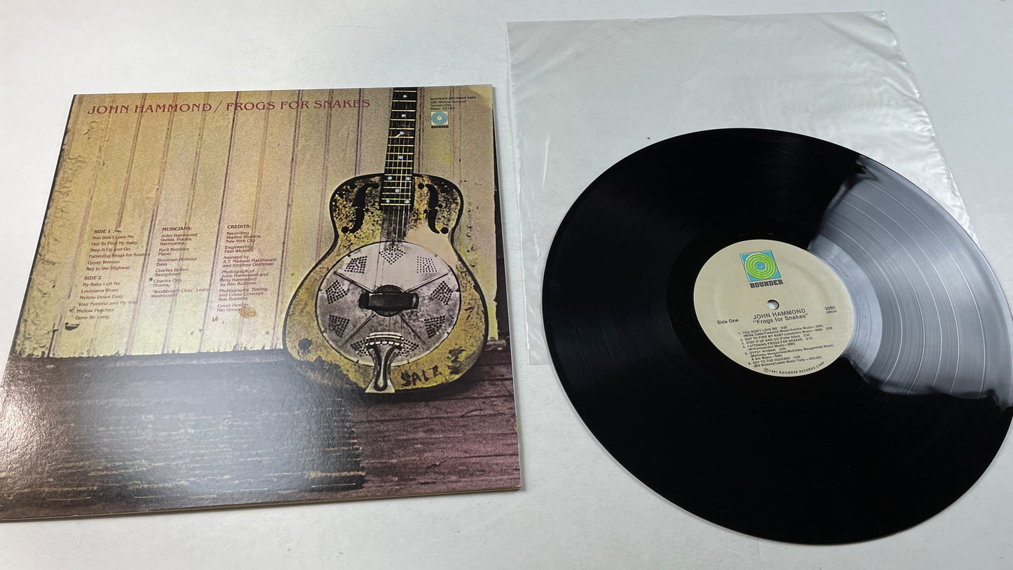 John Paul Hammond Frogs For Snakes Used Vinyl LP VG+\VG+