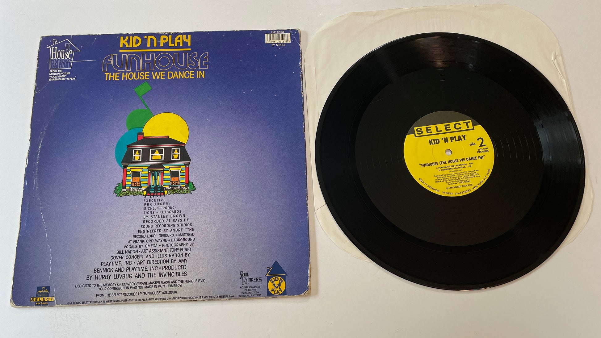 Kid 'N' Play Funhouse (The House We Dance In) 12" Used Vinyl Single VG+\G+