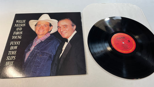 Willie Nelson And Faron Young Funny How Time Slips Away Used Vinyl LP VG+\VG