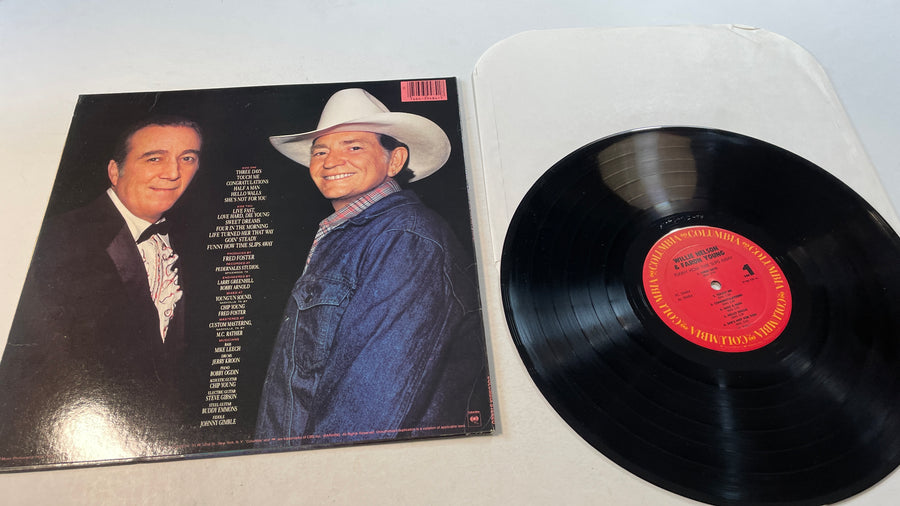 Willie Nelson And Faron Young Funny How Time Slips Away Used Vinyl LP VG+\VG