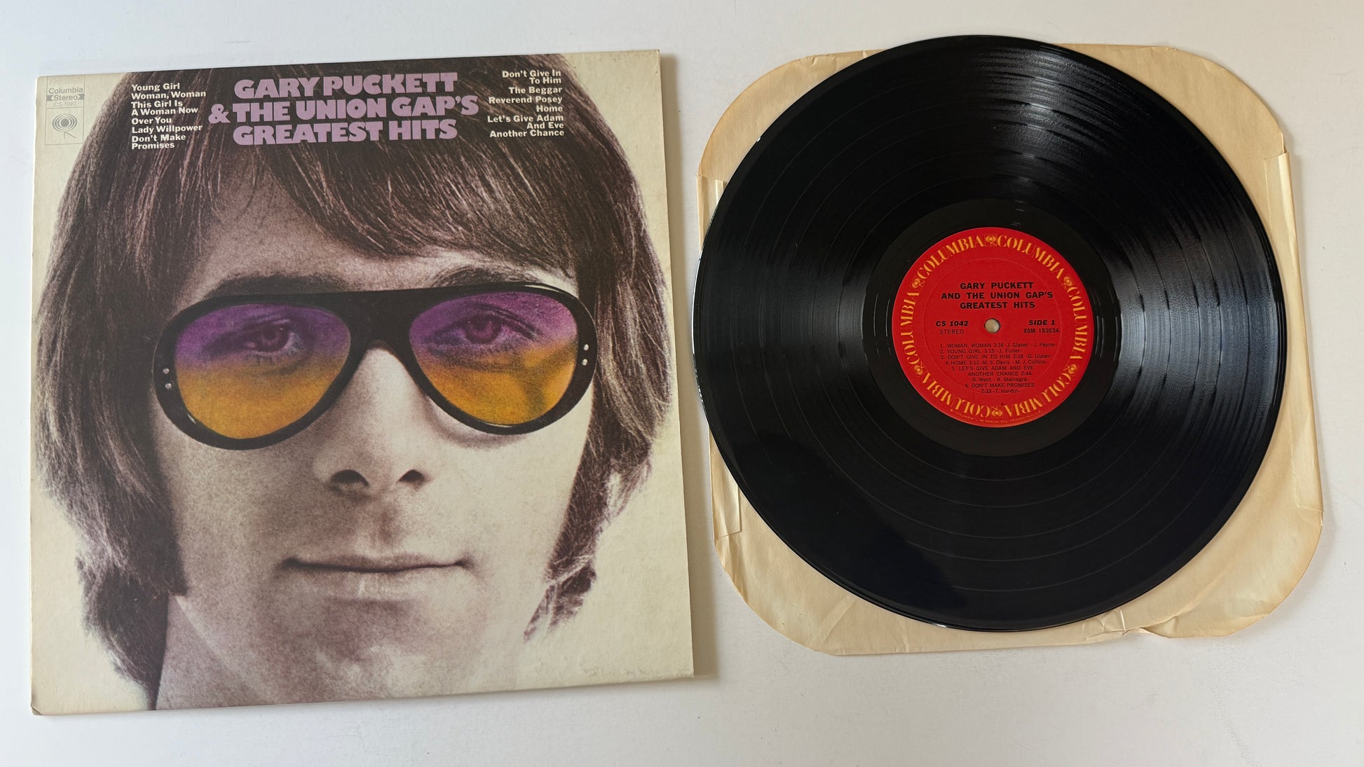 Gary Puckett & The Union Gap Gary Puckett & The Union Gap's Greatest Hits Used Vinyl LP VG+\VG+