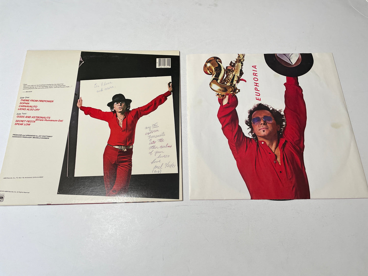 Gato Barbieri Euphoria Used Vinyl LP VG+\VG+