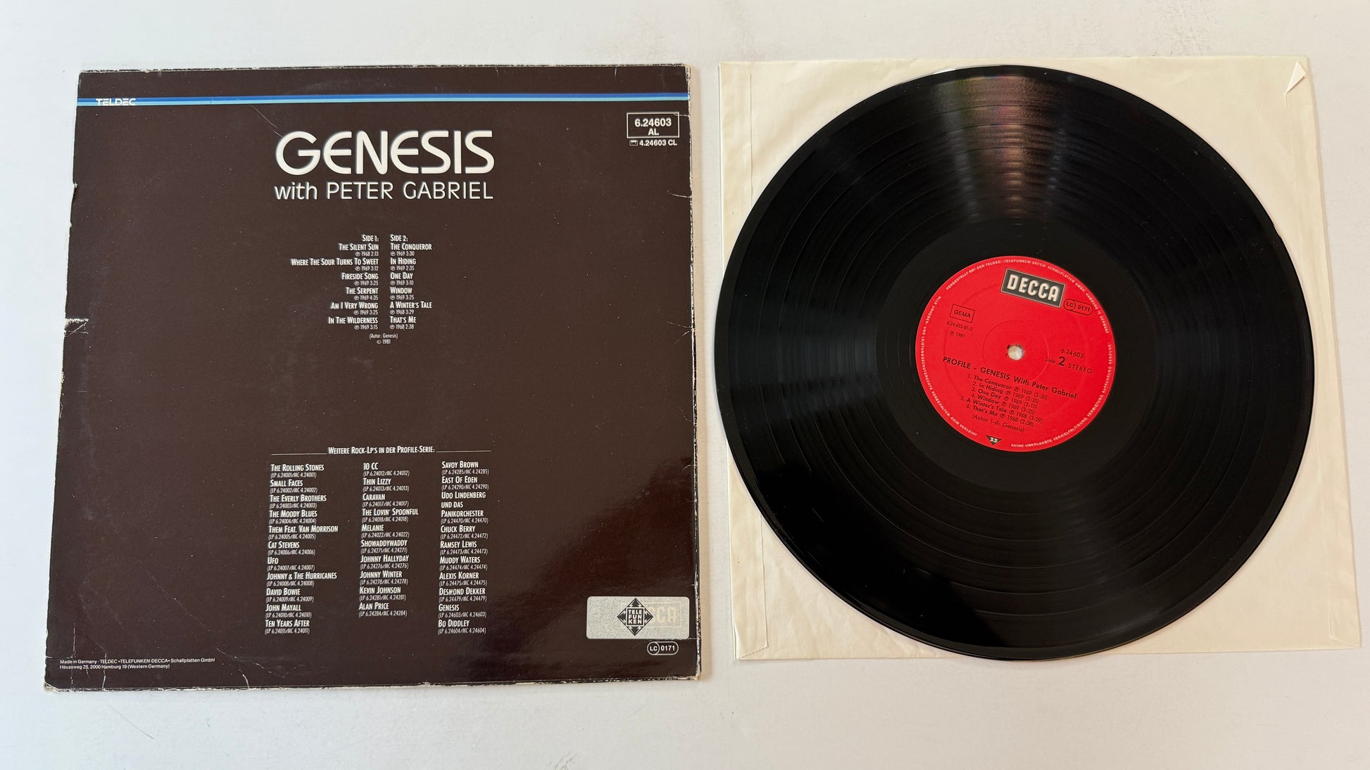 Genesis Genesis With Peter Gabriel Used Vinyl LP VG+\VG
