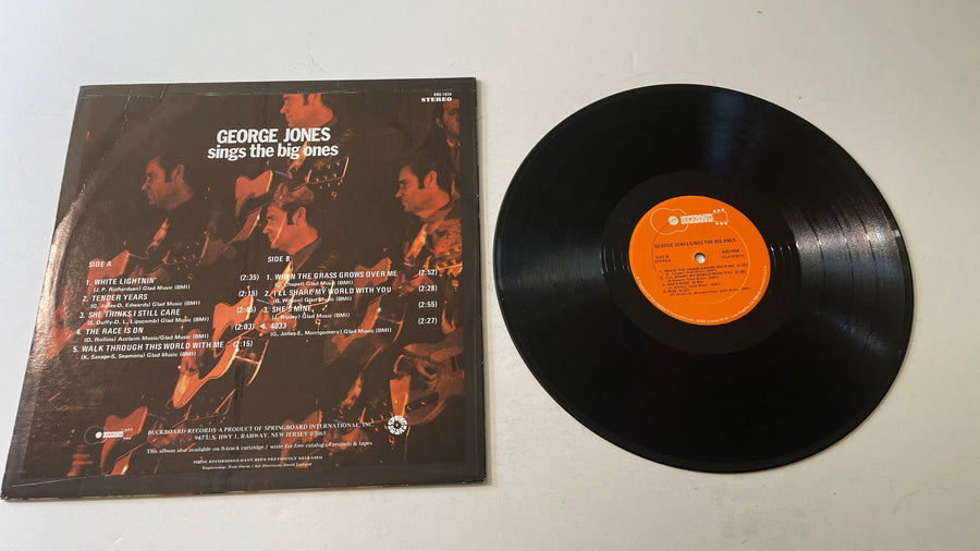 George Jones Sings The Big Ones Used Vinyl LP VG+\VG