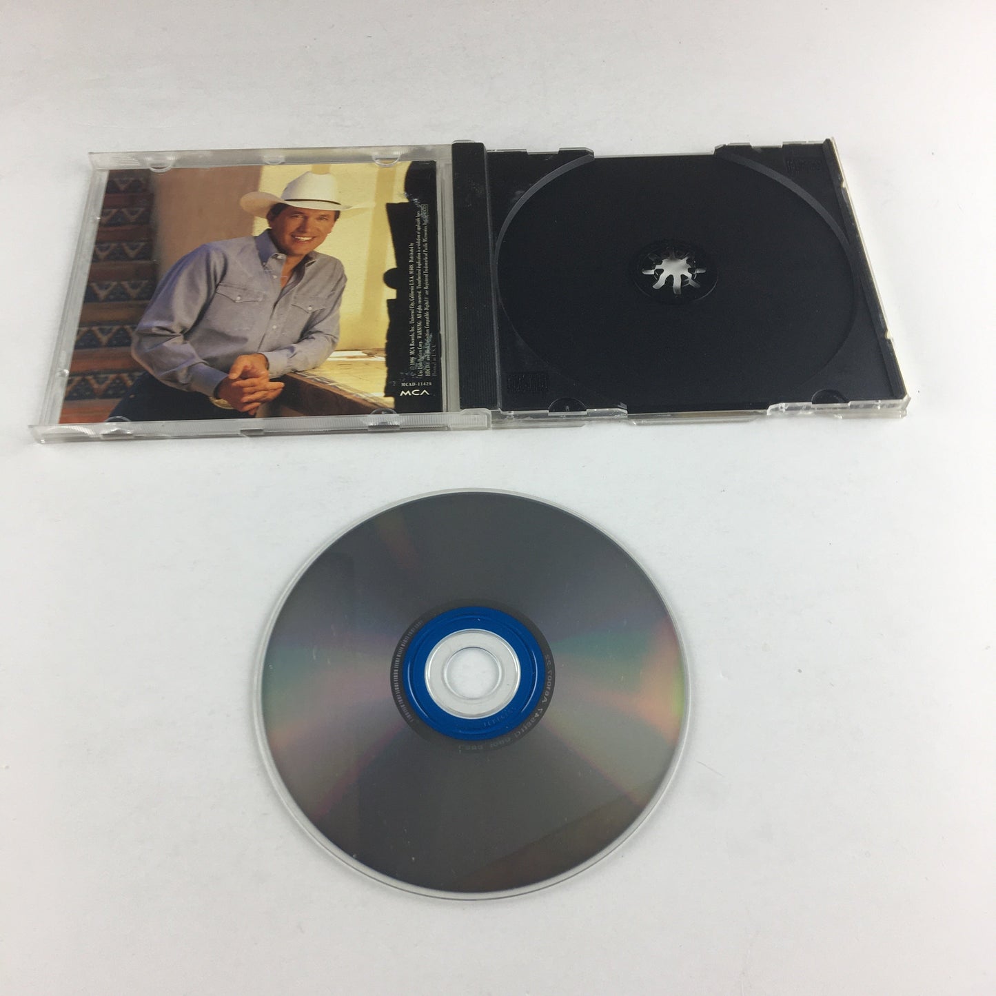 George Strait Blue Clear Sky Used CD VG+\G+