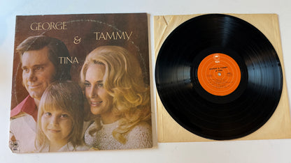 George Jones & Tammy Wynette George & Tammy & Tina Used Vinyl LP VG+\VG