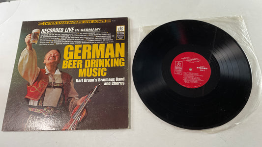 Karl Braun' German Beer Drinking Music Used Vinyl LP VG+\VG