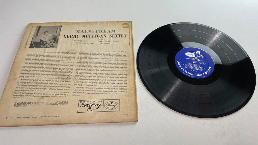 Gerry Mulligan And His Sextet Mainstream Of Jazz Used Vinyl LP VG+\VG