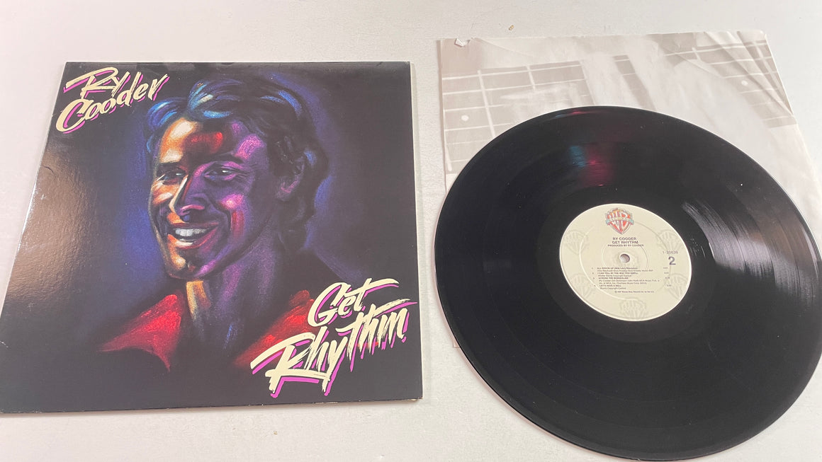 Ry Cooder Get Rhythm Used Vinyl LP VG+\VG+