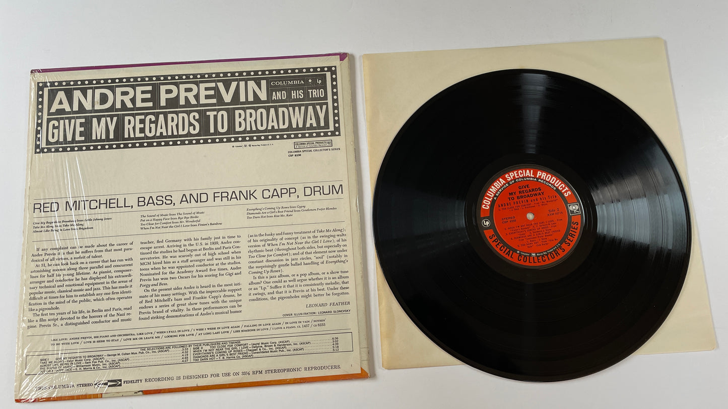 Andre Previn Trio Give My Regards To Broadway Used Vinyl LP VG+\VG+