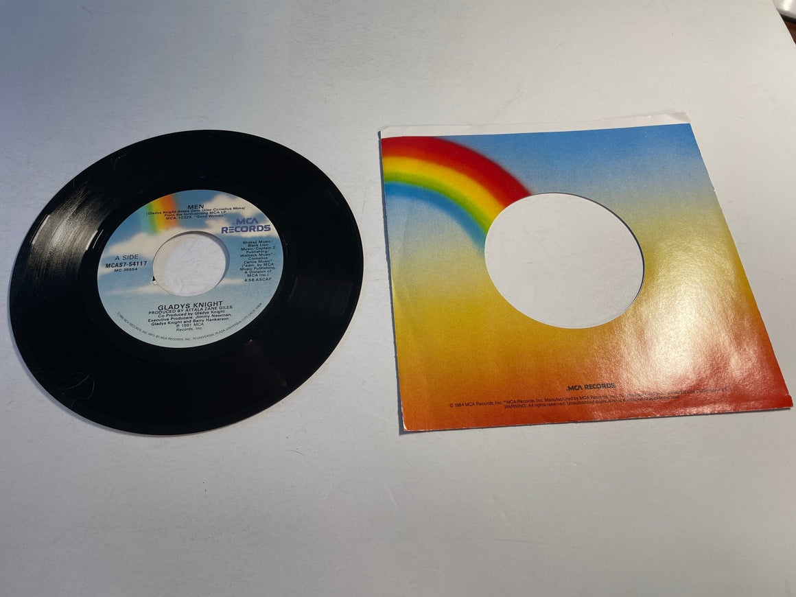 Gladys Knight Men Used 45 RPM 7" Vinyl VG+\VG+